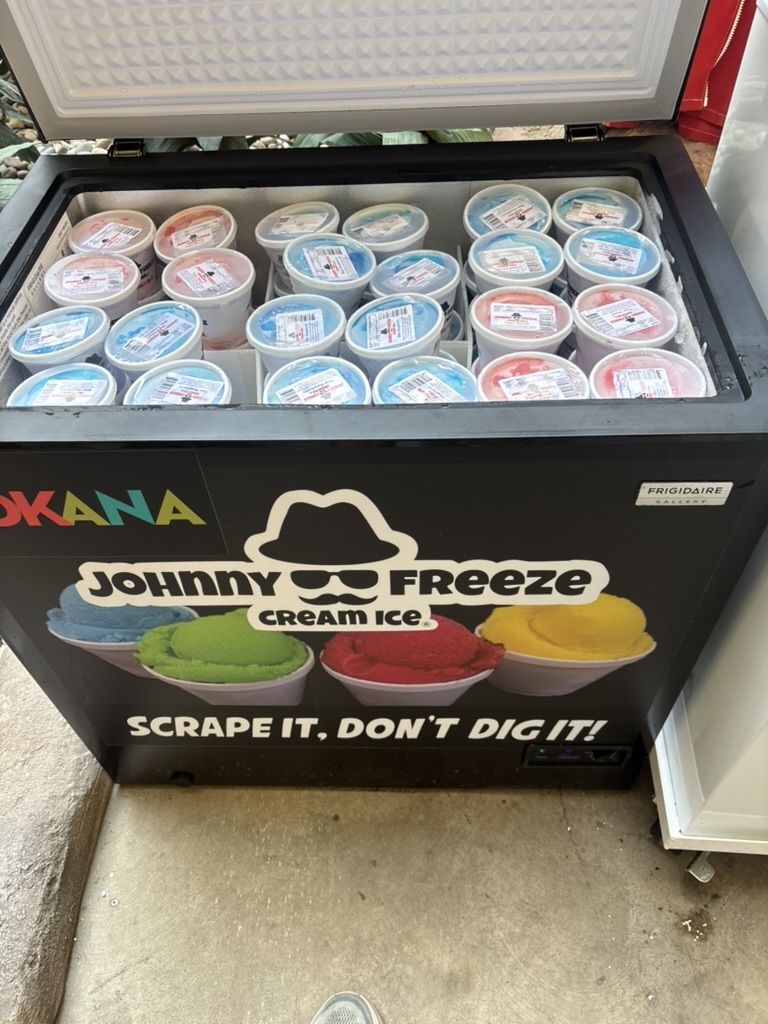 Stocked Johnny Freeze Freezer